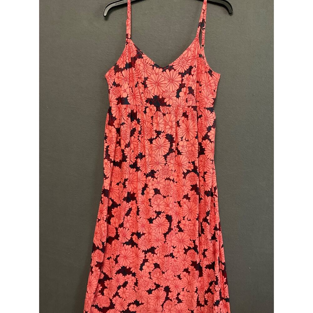 Isabel by Ingrid & Isabel Pink Floral Sleeveless Tie Back Maxi Dress M‎ Boho